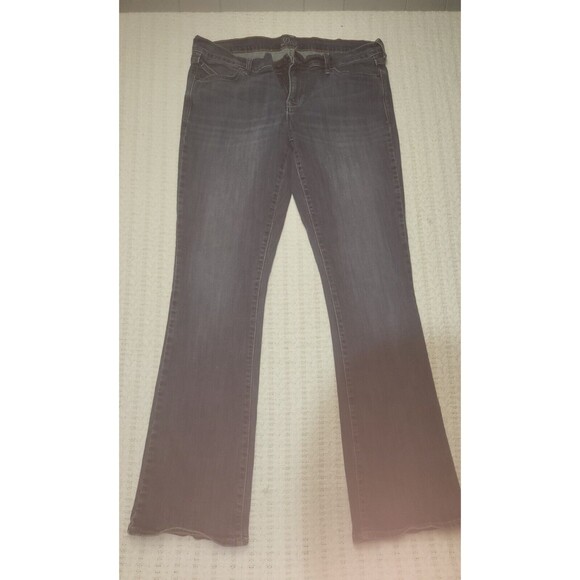 Old Navy Diva Womens Jeans Size 14R Boot Cut Stretch Dark Wash Blue Denim Jeans - Picture 1 of 5